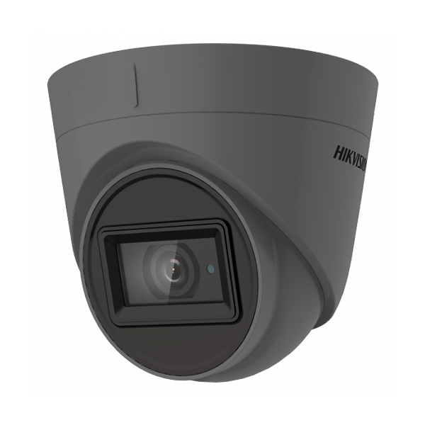 Hikvision DS-2CE78H0T-IT3FS(2.8MM)/GREY 5MP fixed lens EXIR turret camera with audio